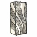 Varaluz Flow 2-Lt Vertical Wall Sconce - Steel 240W02SL